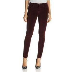 Joe's jeans merlot velvet the icon‎ skinny jean size 29 new!!!
